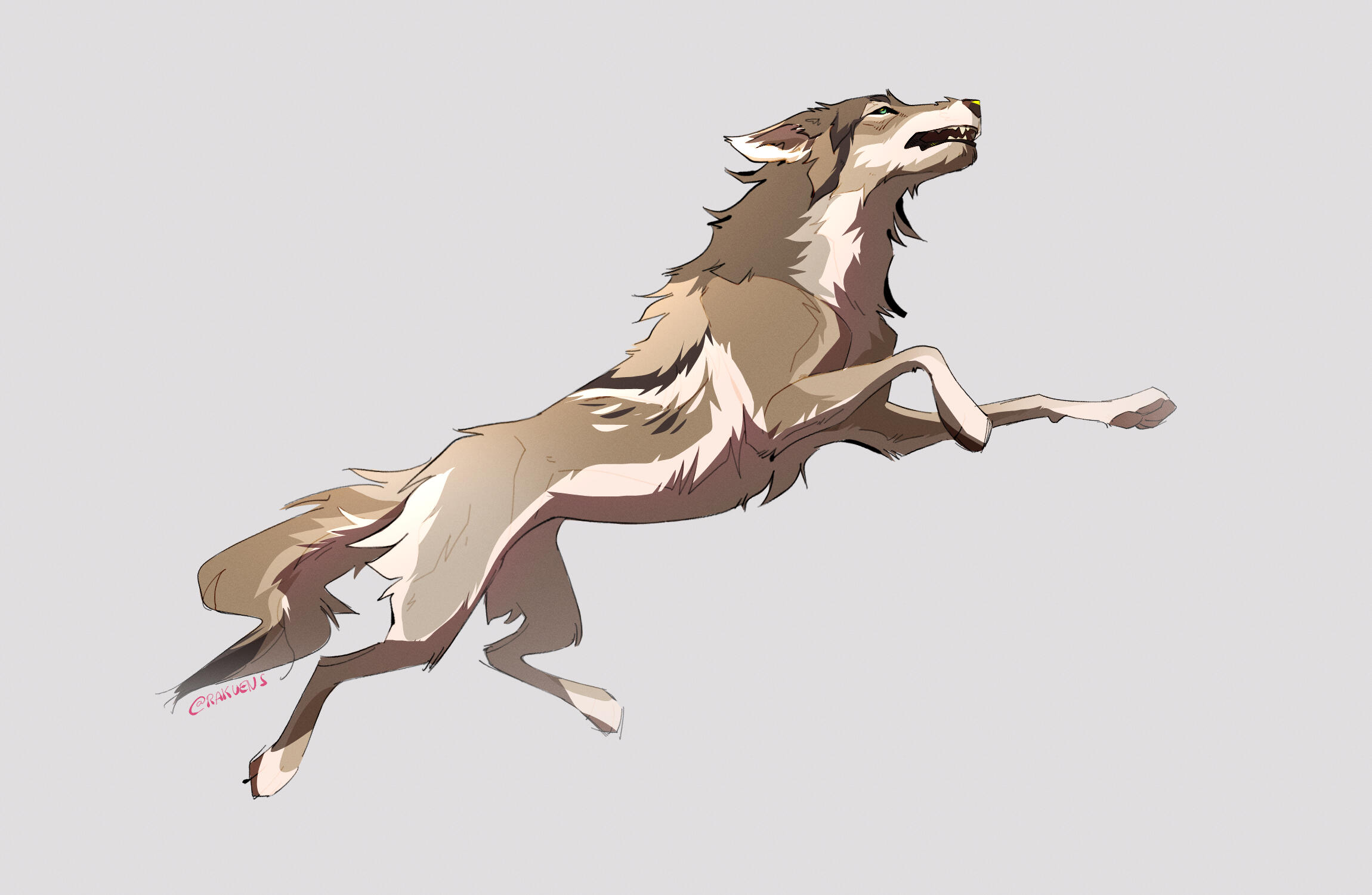 Simple shaded colored sketch